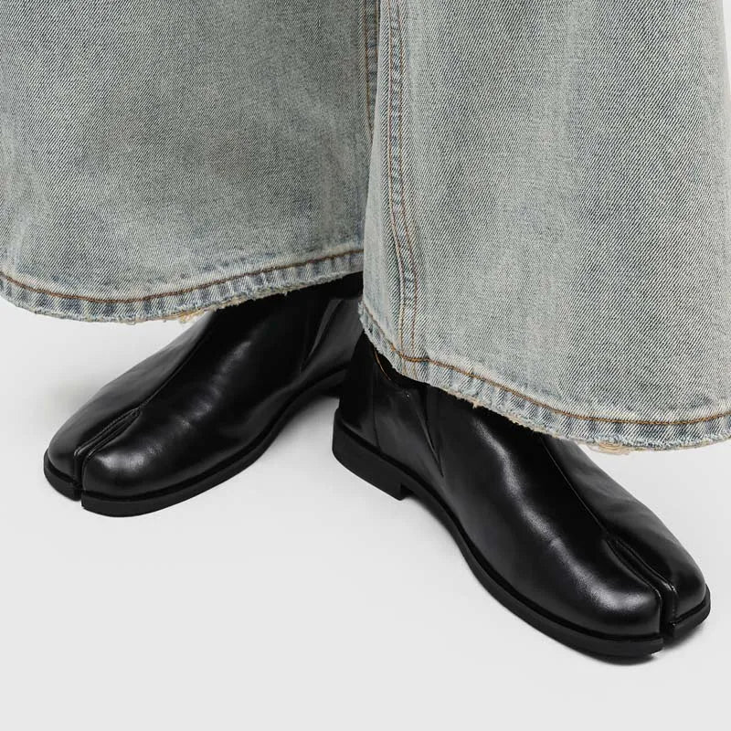 Quinn Leather Tabi Loafers