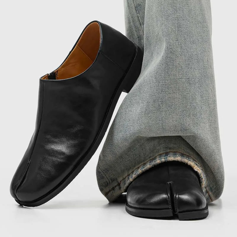 Quinn Leather Tabi Loafers