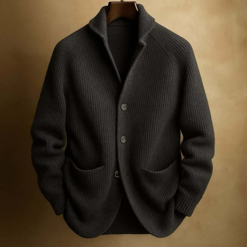 Carter Ribbed Knit Blazer Cardigan
