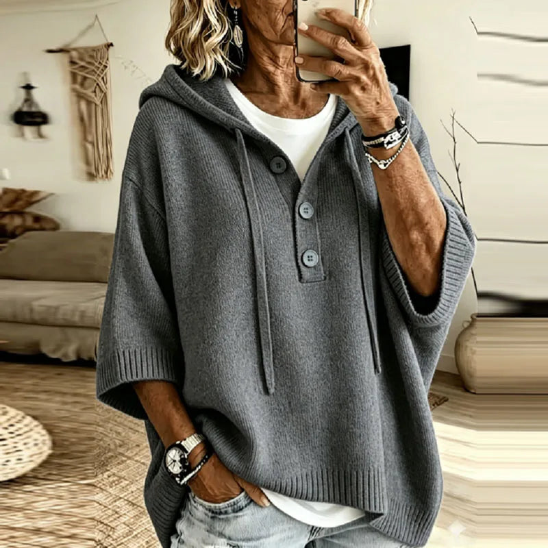 Camilla Hooded Knit Pullover