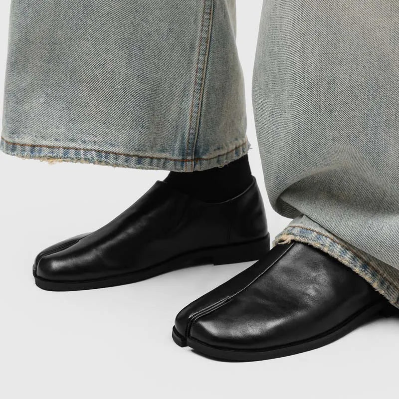 Quinn Leather Tabi Loafers