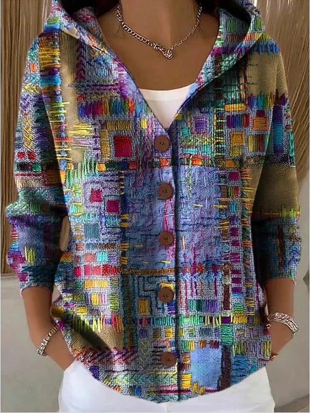 Margaux Hooded Button Cardigan