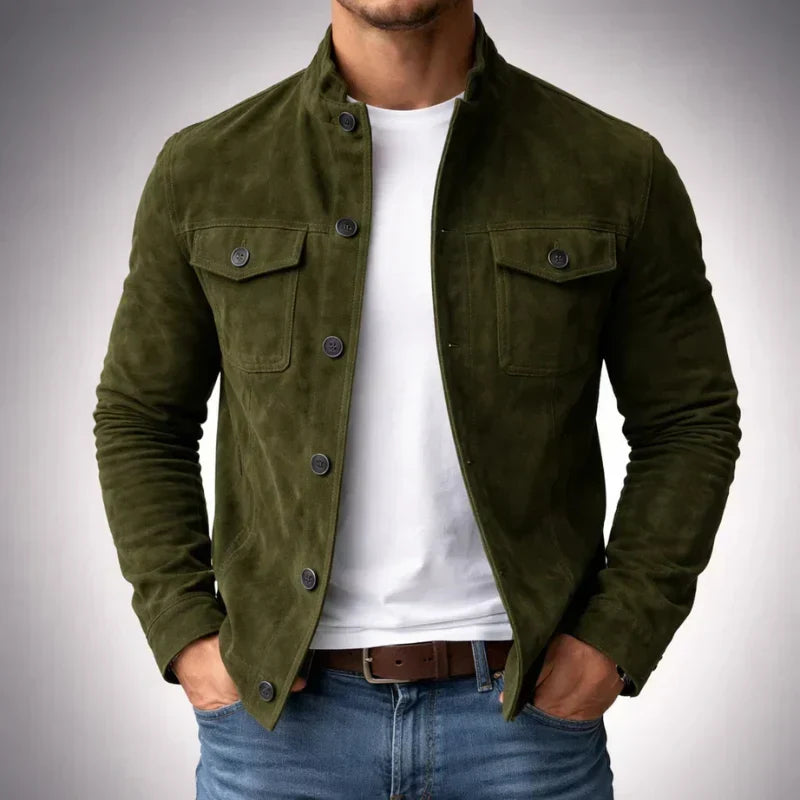 Callum Structured Collarless Jacket