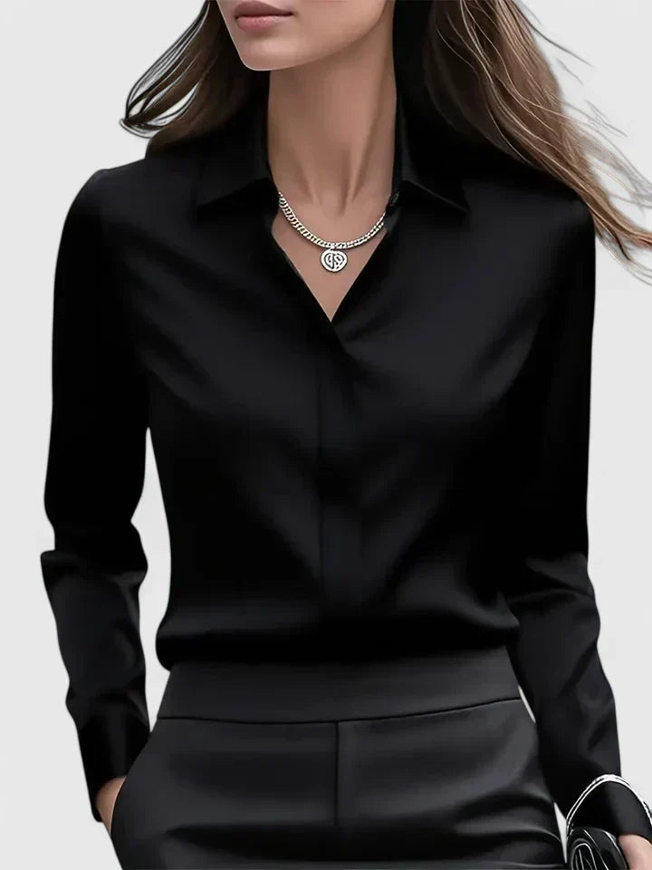 Genevieve Structured Collar Blouse
