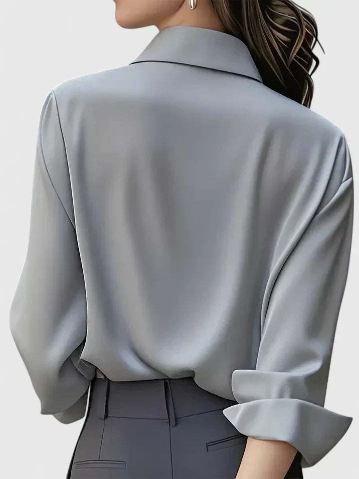 Genevieve Structured Collar Blouse