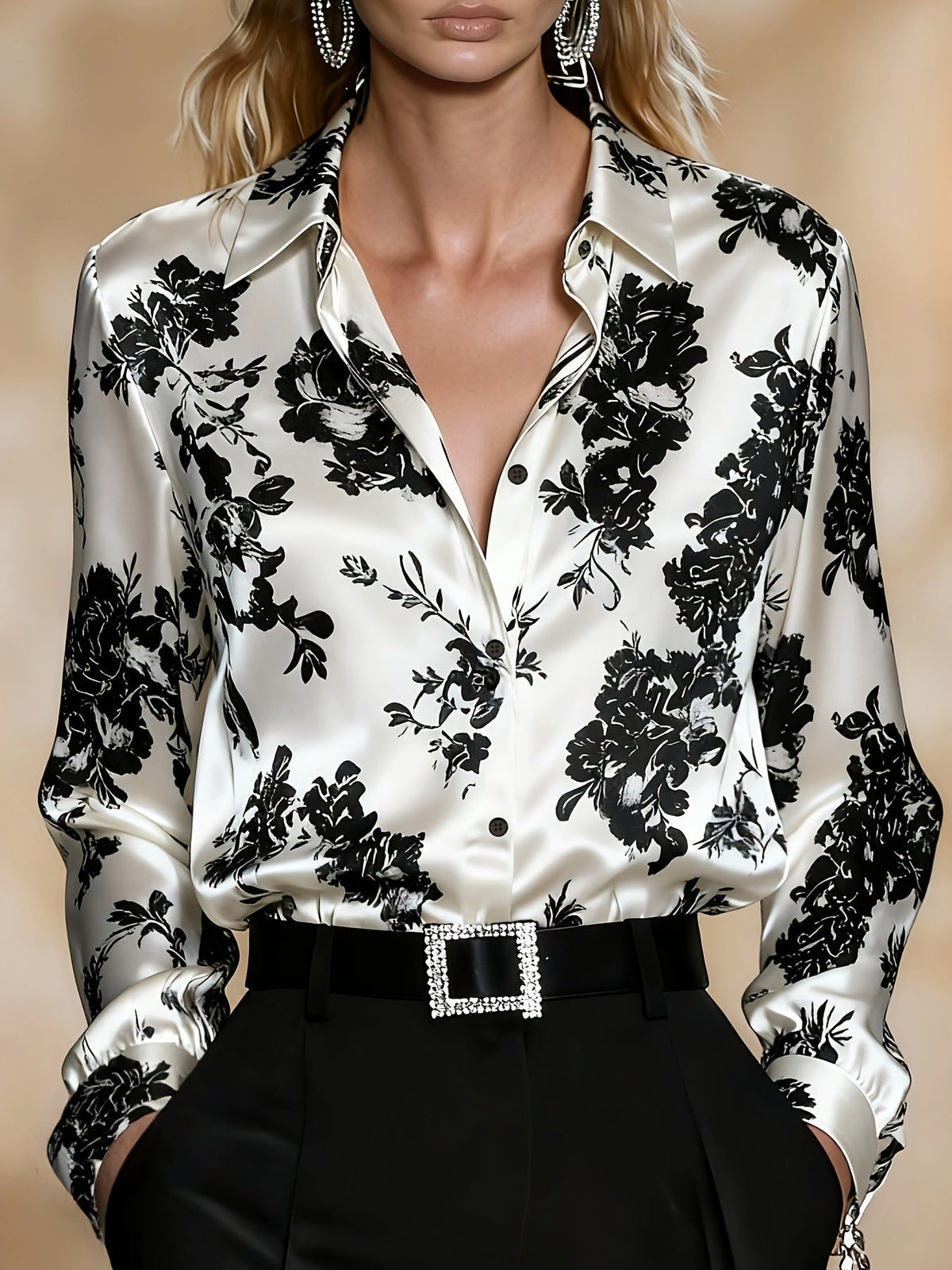 Camille Floral Print Blouse