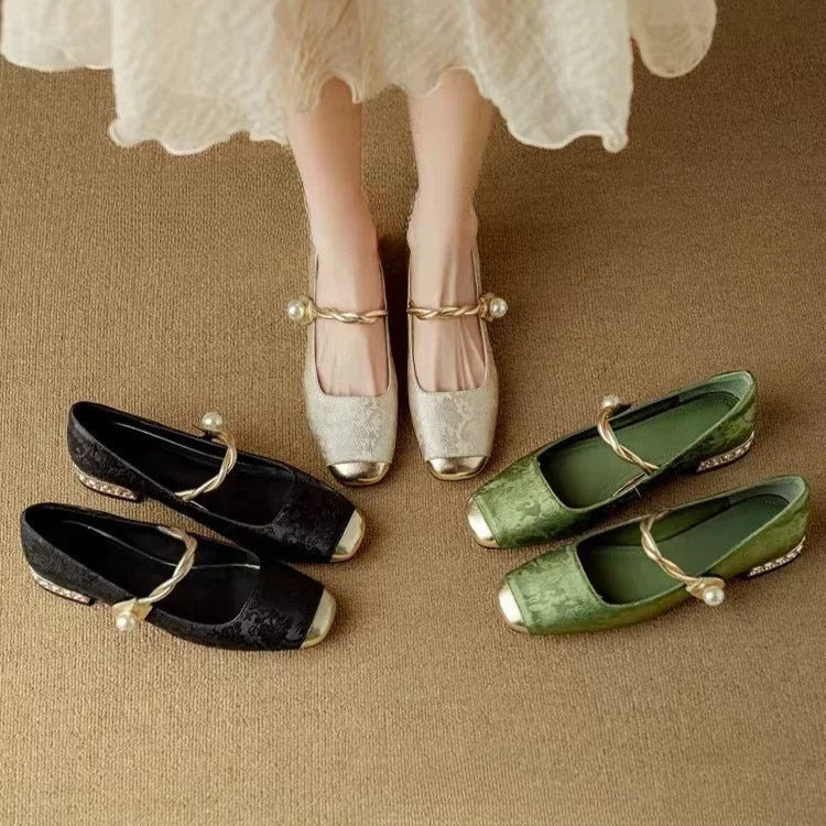 Beatrix Braided Strap Mary Janes
