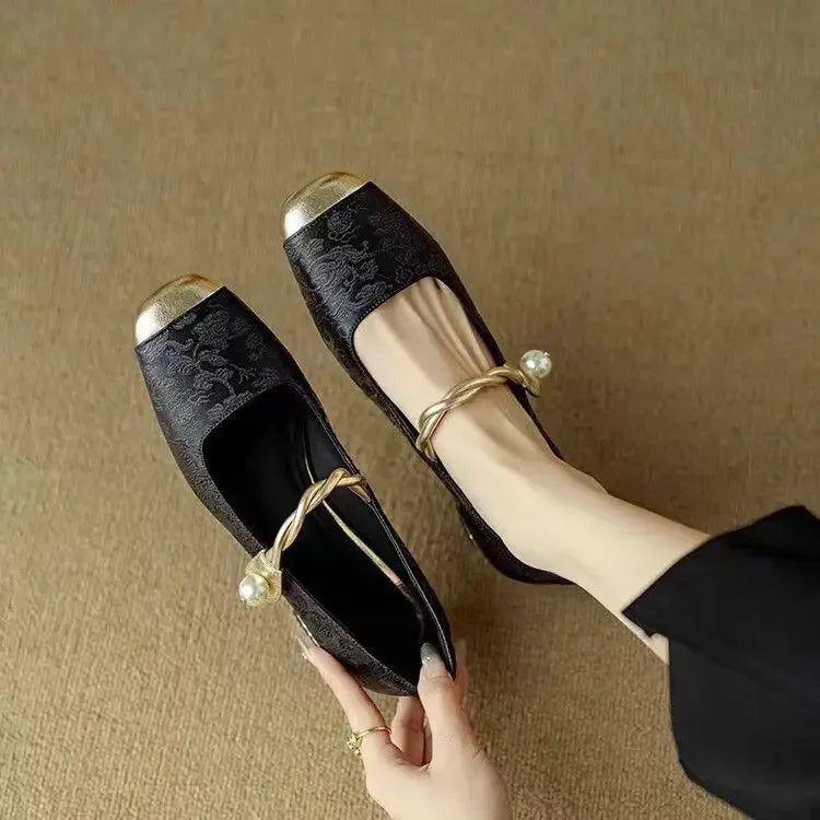 Beatrix Braided Strap Mary Janes