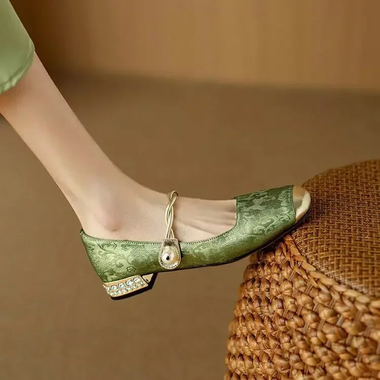 Beatrix Braided Strap Mary Janes