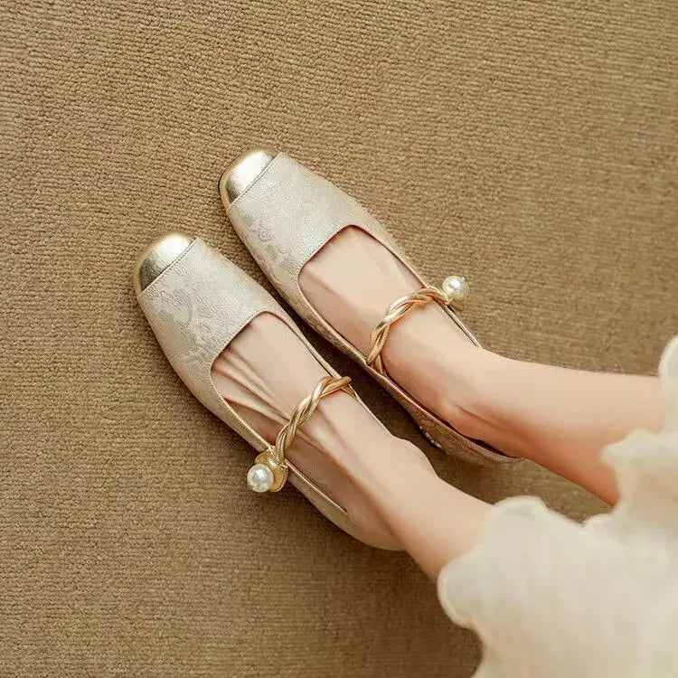Beatrix Braided Strap Mary Janes