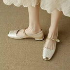 Beatrix Braided Strap Mary Janes