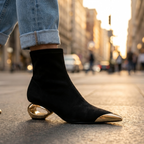 Talia Hollow Ankle Boots