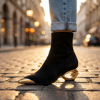 Talia Hollow Ankle Boots