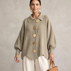 Fiona Comfortable Button Cardigan