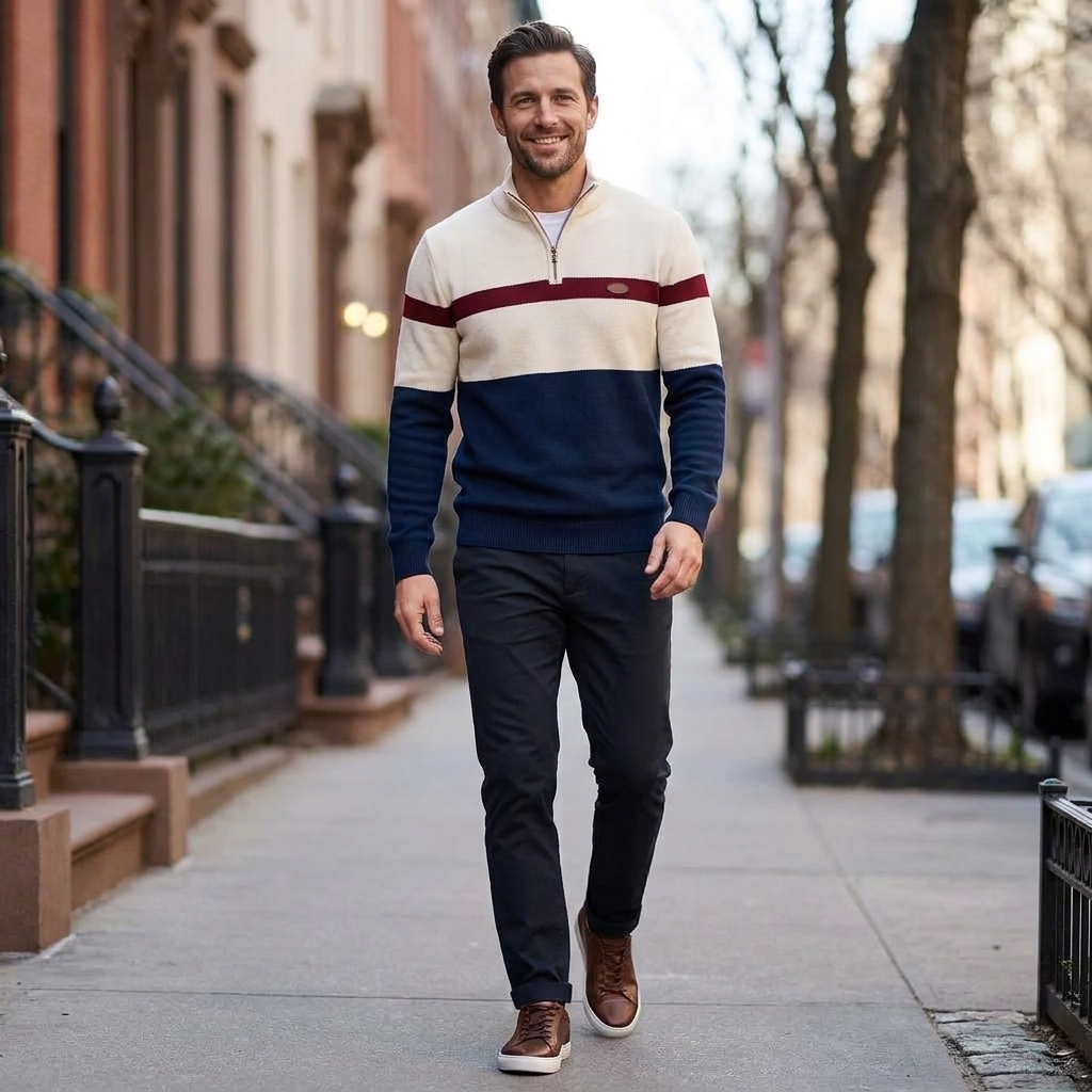 Grayson Quarter Zip Sweater