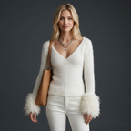 Lindsey Shaggy Cuff Sweater