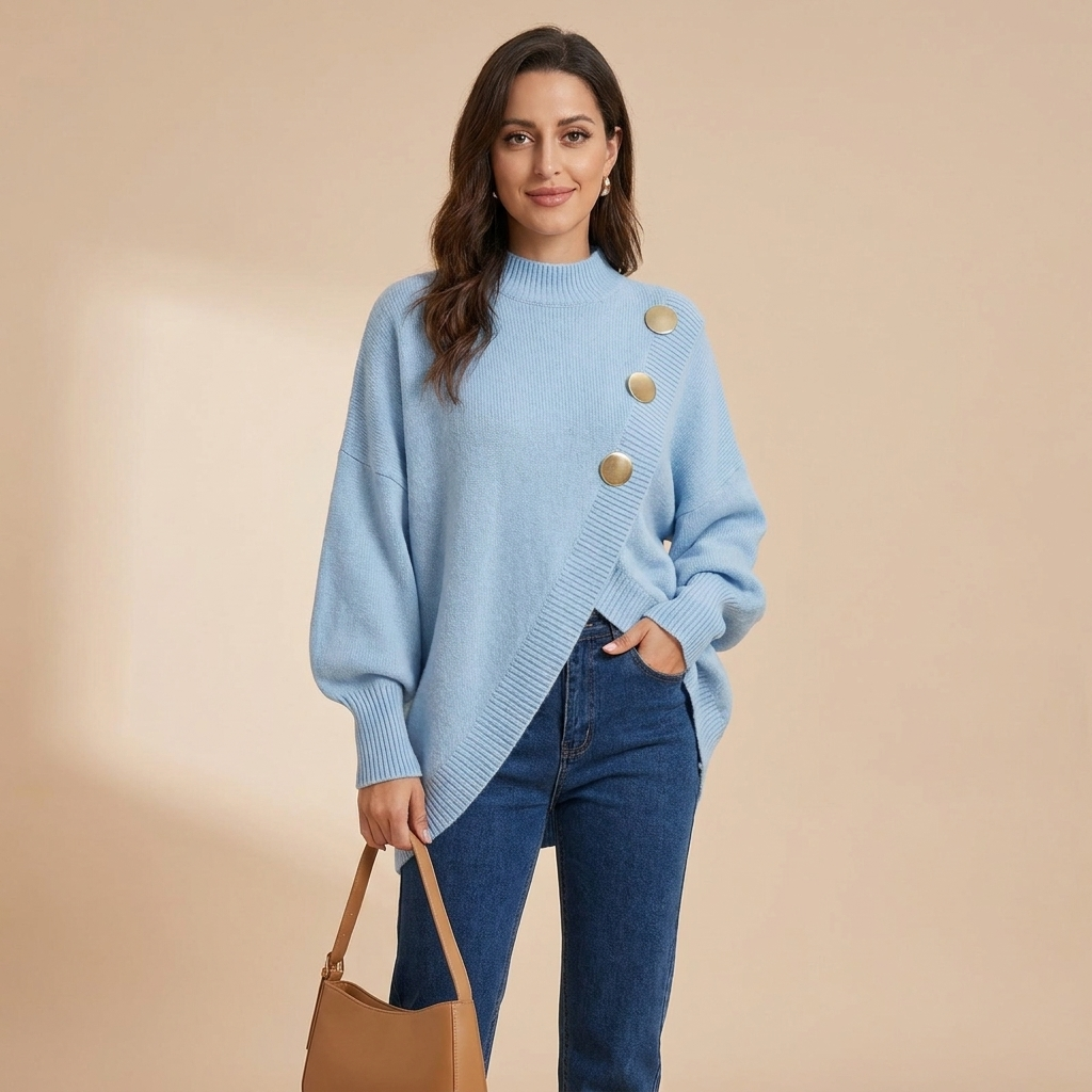 Ines Mock Neck Pullover
