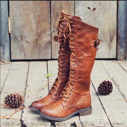 Alpine Tall Lace-Up Riding Boots